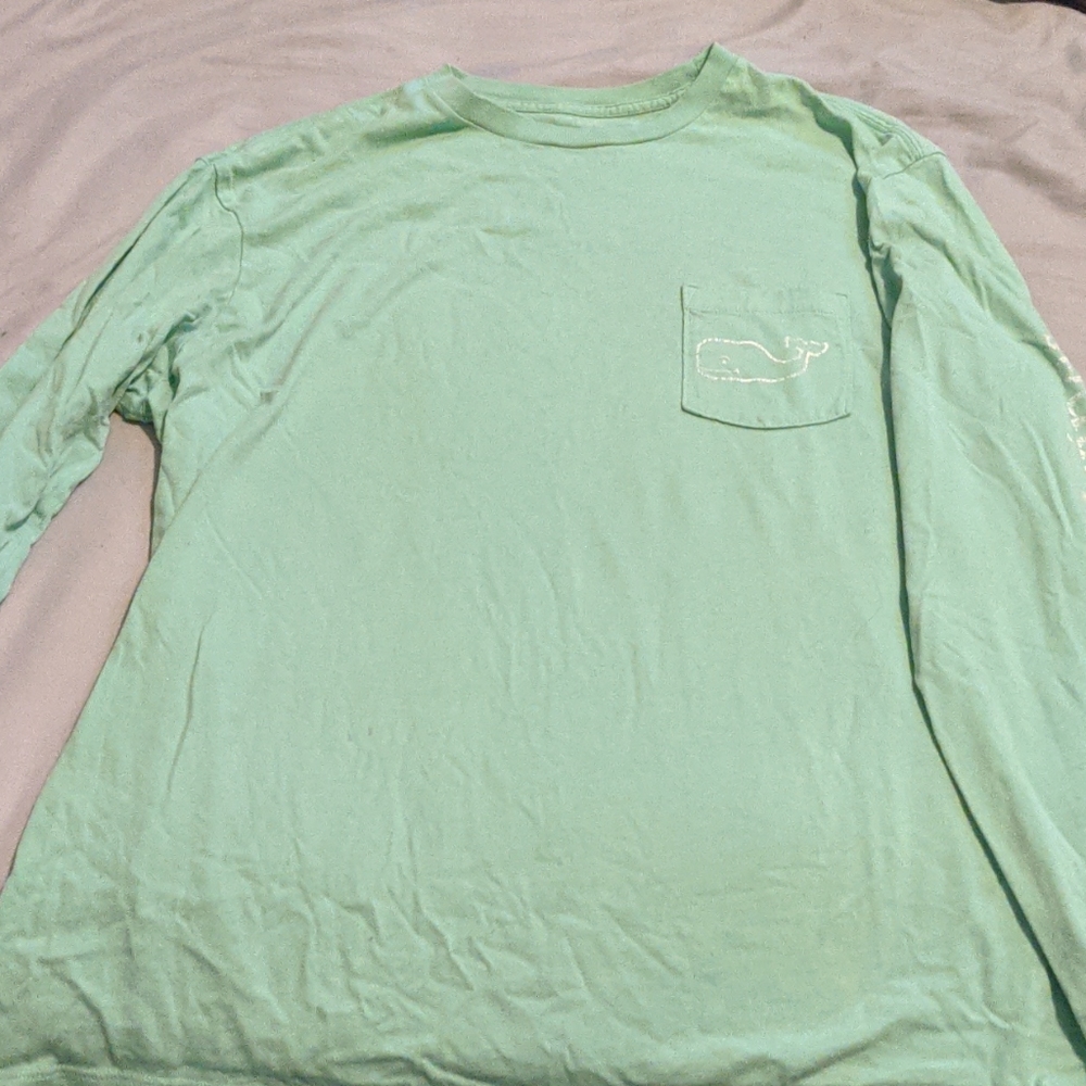 Vineyard Vines Mint Long Sleeve Shirt- Large